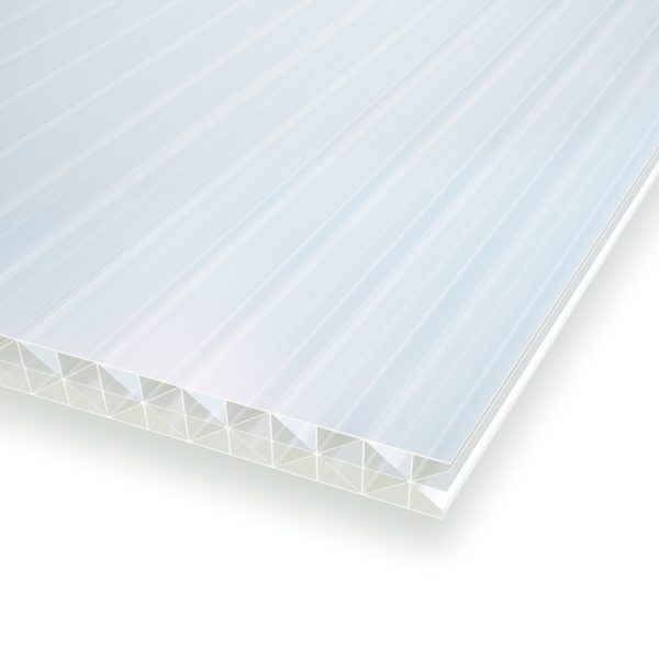 Kanalplade 16 mm opal 400 x 98 cm