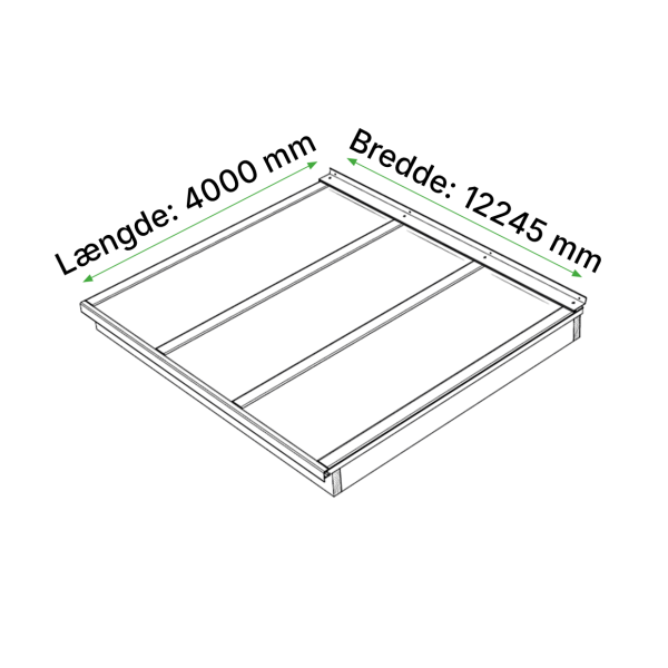 Komplet termotag 16mm opal 12 m x 400 cm