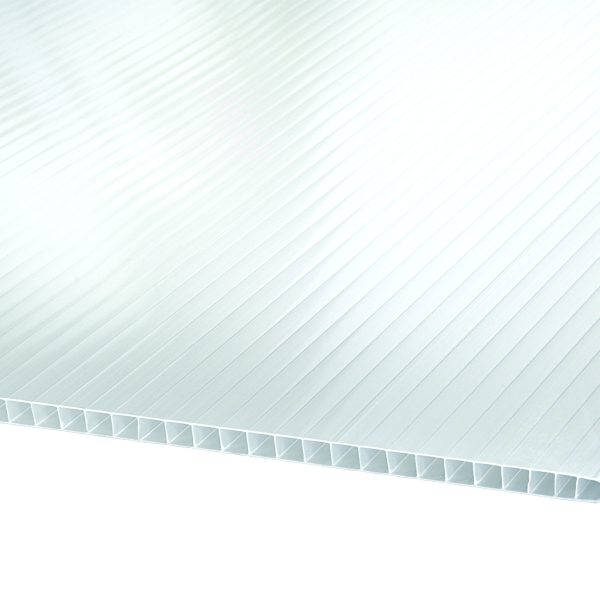 Lavpris Kanalplade 10 mm opal 350 x 105 cm