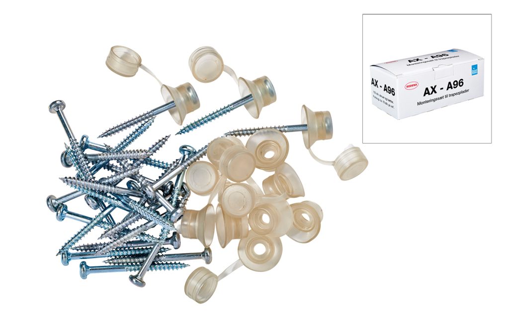 Topskruer til trapezplader 100 stk.